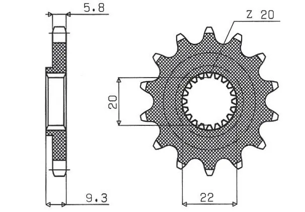 Hit sprzedaży SUNSTAR ZZZZ ZĘBATKA PRZEDNIA 2146 13 KAWASAKI KXF 250 ‘06-‘17 (JTF1446.13) (ŁAŃC. 520) (214613JT)