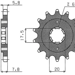SUNSTAR ZĘBATKA PRZEDNIA 279 13 HONDA NSR 125 ‘89-‘99, XR 250, CRF 230 (JTF327.13) (ŁAŃC. 520) (27913JT) Zamów teraz
