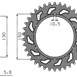 SUNSTAR ZĘBATKA TYLNA 236 48 HONDA NX 650 ‘88-‘90, FMX 650 ‘05-‘08, XR 600 88-90, YAMAHA XJ6 600 ‘09-‘13 (JTR245/3.48)* (ŁAŃC. 520) (430948JT) Kup teraz
