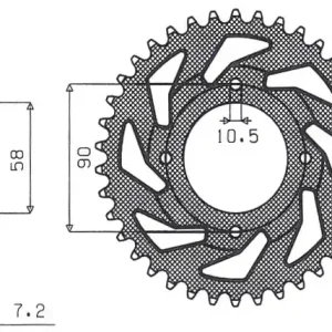 Kup teraz SUNSTAR ZZZZ ZĘBATKA TYLNA 269 56 HONDA XL 125S USA ‘79-‘85, KREIDLER 125 ENDURO/STREET/SUPERMOTO ‘08-12 (JTR269.56) (ŁAŃC. 428) (26956JT) - WYCOFANY Z OFERTY