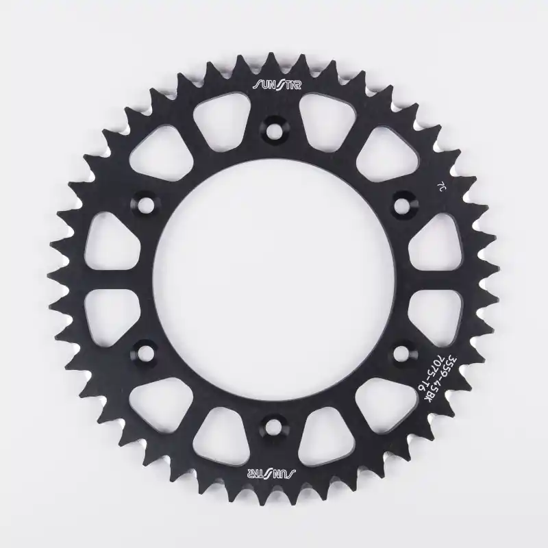 SUNSTAR ZĘBATKA TYLNA ALUMINIOWA (ERGAL) 289 48 HONDA CR 125R ‘83-08, BETA RR 2T ENDURO 250 ‘13-‘25 (ŁAŃC. 520) (28948JT) KOLOR CZARNY - OFERTA SPECJALNA Bezpieczna płatność