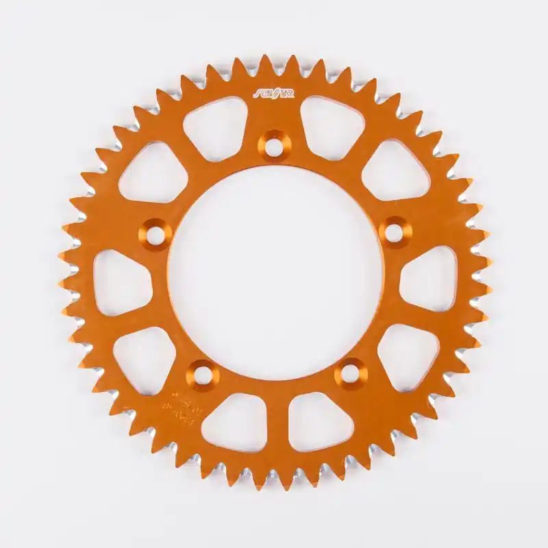 Bezpieczne zakupy SUNSTAR ZĘBATKA TYLNA ALUMINIOWA (ERGAL) 4486 46 KTM XC 105 ‘08-09 (ŁAŃC. 428) (448646JT) KOLOR POMARAŃCZOWY - OFERTA SPECJALNA