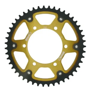 Nowy SUPERSPROX WYPRZEDAŻ ZĘBATKA TYLNA STEALTH (STALOWO-ALUMINIOWA) 498 45 KAWASAKI ZZR 600 90-92, SUZUKI GSXR 750 SRAD 96-97 (499-45) (JTR499.45)