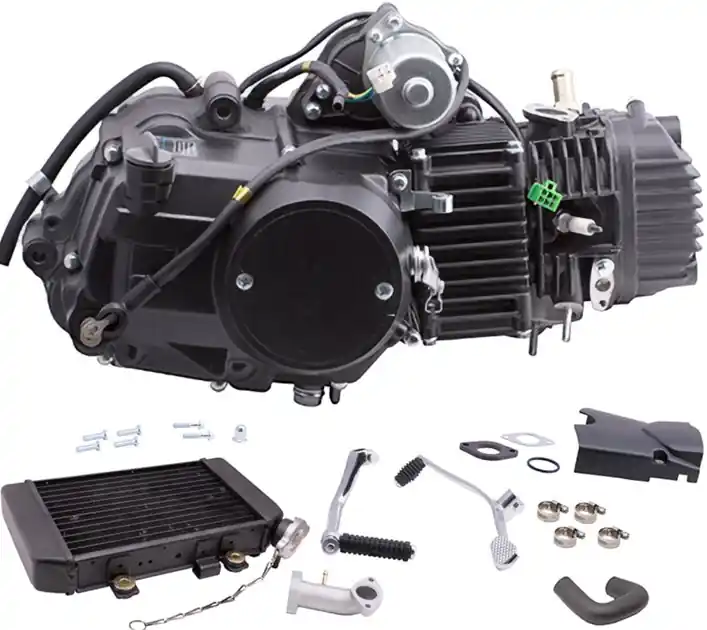 Silnik 130cc chłodzony cieczą z chłodnicą 139FMB Motorower biegowy Wyjątkowa oferta