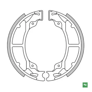 Rabat NEWFREN SZCZĘKI HAMULCOWE TYŁ KAWASAKI KD 80 ‘88-‘90, KDX 200 ‘83-‘88, KH 125 ‘77-‘81, KX 125 ‘82-‘85 (110X30MM)