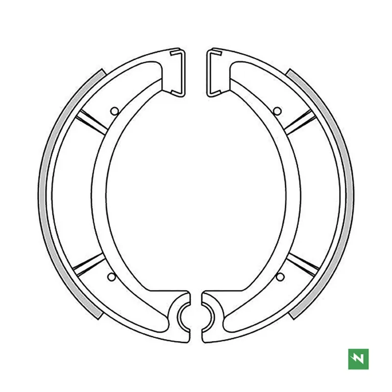 NEWFREN WYPRZEDAŻ SZCZĘKI HAMULCOWE SH510 YAMAHA YZ 465/490 , SR 500 , XT 500, XTZ 600 TENERE (150X25MM) Ograniczona ilość