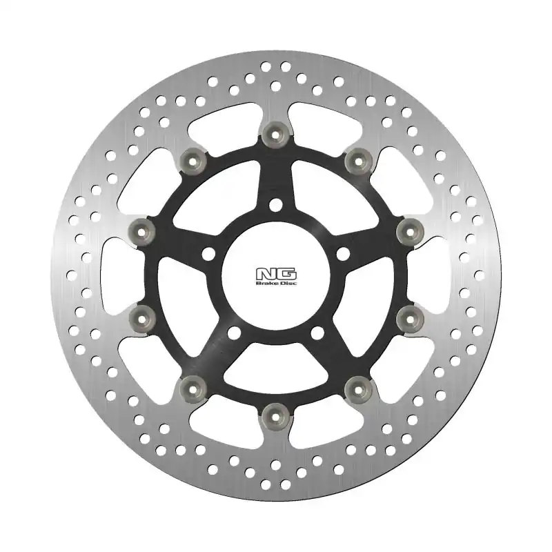 Kup teraz NG TARCZA HAMULCOWA PRZÓD TRIUMPH DAYTONA/SPEED TRIPLE 955 ‘02-‘06, ROCKET 3 2300 ‘04-‘17, SPRINT 1050ST ‘05-‘14 (320X78X5MM) (5X10,25MM) PŁYWAJĄCA (ŚRODEK ALUMINIOWY)
