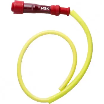 Oferta NGK FAJKA NA ŚWIECE EBONITOWA PROSTA KOLOR CZERWONY PRZEWÓD 50 CMM KOLOR ZÓŁTY (NR 8539)