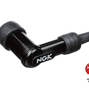 Cena promocyjna NGK FAJKA NA ŚWIECE (NR 8358) KĄTOWA (90) KOLOR CZARNY