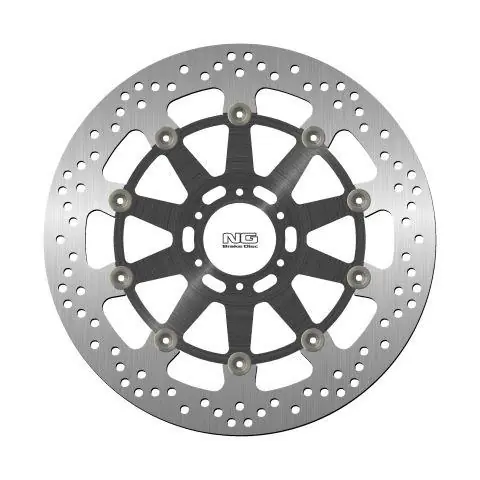 Bestseller NG TARCZA HAMULCOWA PRZÓD APRILIA RSV4/TUONO ‘15-20 (330X64X5MM) (6X8,5MM) PŁYWAJĄCA (ŚRODEK ALUMINIOWY)