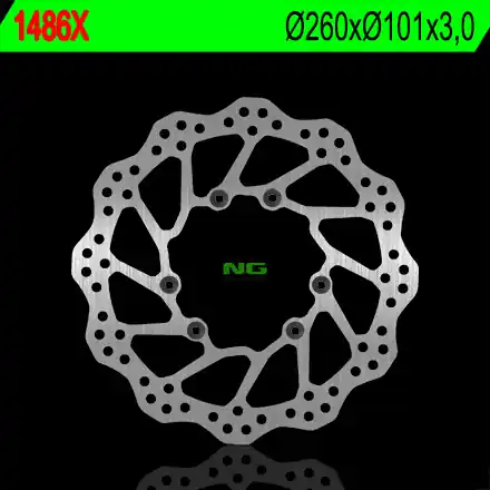 NG TARCZA HAMULCOWA PRZÓD HONDA CRF 250/450R ‘15-‘22 (260X101X3) (6X6,5MM) WAVE Cena promocyjna