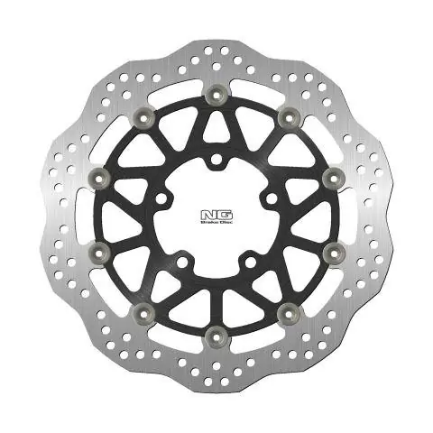 NG TARCZA HAMULCOWA PRZÓD KAWASAKI ZX-6R 636 ‘16-20 (310X80X5MM) (5X10,5MM) WAVE PŁYWAJĄCA (ŚRODEK ALUMINIOWY) Ostatnia szansa