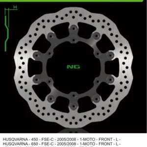 NG TARCZA HAMULCOWA PRZÓD HUSABERG FS 570 ‘10-‘11, FS 450 ‘05-‘08, KTM SMR 450 ‘04-‘14, SMR 525 / 560 ‘05-‘08 (310X127X5MM) (6X6,5MM) WAVE Nowość
