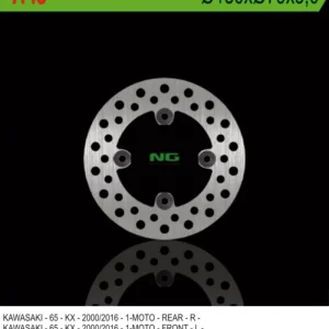 NG TARCZA HAMULCOWA PRZÓD/TYŁ KAWASAKI KX 65 ‘00-‘20, SUZUKI RM 65 ‘03-‘05 Ostatnia szansa