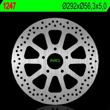 Hit cenowy NG TARCZA HAMULCOWA TYŁ HARLEY DAVIDSON 750/883/1200/1340/1450/1584/1690 (292X56,3X5) (5X10,5MM)
