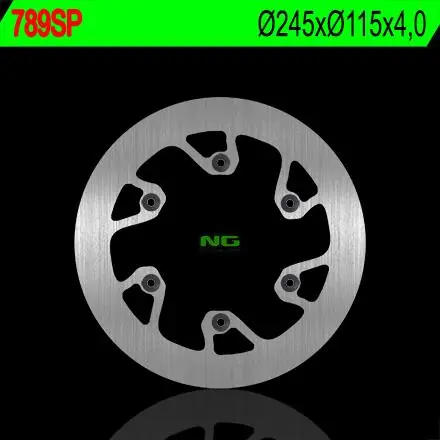 NG TARCZA HAMULCOWA TYŁ YAMAHA YZ 125/250 (02-18), YZF/WRF (02-18) (PEŁNA) (245X115X4)(6X6,5MM) Promocja