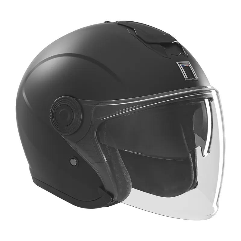 Bestseller NOX PREMIUM KASK OTWARTY JET NITRO Z BLENDĄ KOLOR CZARNY MAT ROZMIAR XXL