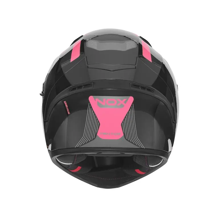 Wyjątkowa oferta NOX KASK INTEGRALNY (FULL FACE) Z BLENDĄ N402 MENTOR KOLOR CZARNY/RÓŻOWY ROZMIAR XXL