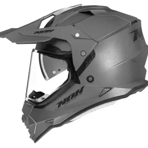 NOX KASK OFFROAD / TRAIL DUOSPORT (DUAL) N312 SOLID Z SZYBKĄ I BLENDĄ KOLOR TYTANOWT MAT ROZMIAR L Tani