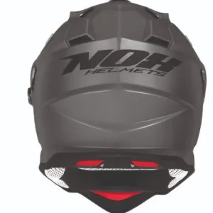 Nowość NOX KASK OFFROAD / TRAIL DUOSPORT (DUAL) N312 SOLID Z SZYBKĄ I BLENDĄ KOLOR TYTANOWT MAT ROZMIAR M
