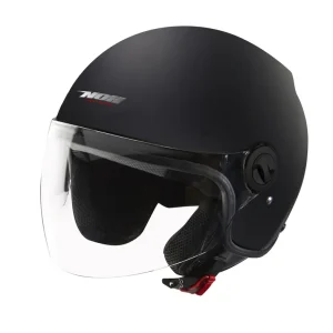 Szybka wysyłka NOX PROMOCJA KASK OTWARTY JET N608 KOLOR CZARNY MAT ROZMIAR XL