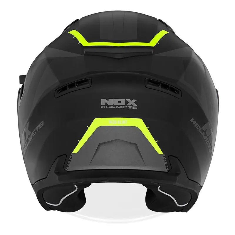 Bezpieczne zakupy NOX KASK OTWARTY JET Z BLENDĄ N130 KLINT KOLOR CZARNY MAT/ZÓŁTY FLUO ROZMIAR M