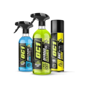 Oferta OC1 ZESTAW OFFROAD MUST HAVE Offroad Cleaner 0,95L + Tires&Plastic Shine 0,45L + Bike Shine 500ml