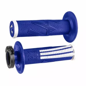 ODI MANETKI OFF ROAD EMIG PRO V2 LOCK-ON GRIP KOLOR NIEBIESKI BIAŁY Szybka wysyłka