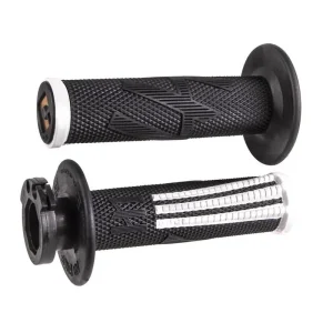 ODI MANETKI OFF ROAD EMIG PRO V2 LOCK-ON GRIP KOLOR CZARNY BIAŁY Łatwy zwrot