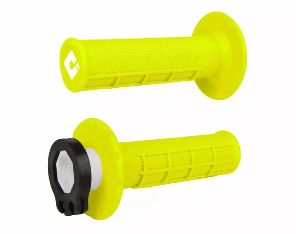 ODI MANETKI OFF ROAD HALF WAFFLE MX V2 LOCK-ON GRIP KOLOR FLUO ŻÓŁTY Bestseller
