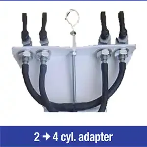 Ograniczona ilość OPTIMATE TECMATE ADAPTER DO SYNCHRONIZATORÓW GAŹNIKA SYNCHROMATE ORAZ CARBMATE Z 2 NA 4 CYLINDRY