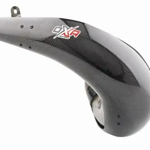 Tani OXA FACTORY 2025/12 OSŁONA KARBONOWA DYFUZORA (TUBY REZONANSOWEJ) CARBON PROTECTION DO OXA FACTORY FRONT PIPE X8 125 CC KTM / YAMAHA / SHERCO / BETA