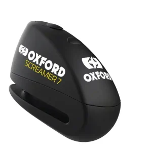 OXFORD BLOKADA TARCZY HAMULCOWEJ Z ALARMEM MODEL SCREAMER XA7, TRZPIEŃ 7MM, KOLOR CZARNY (STARY KOD LK279) Rabat