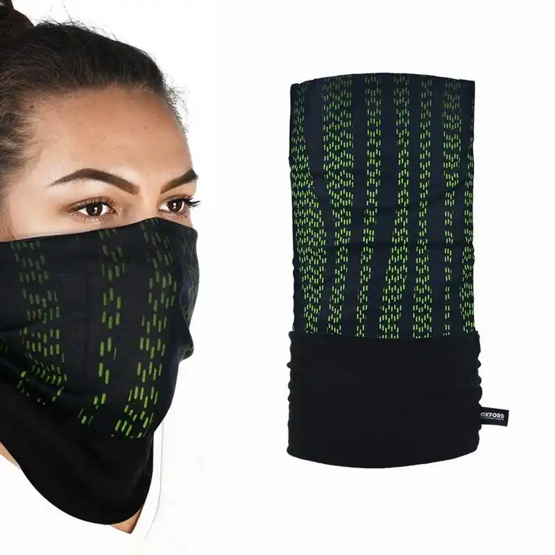 OXFORD KOŁNIERZ OCIEPLAJĄCY SNUG HASTE GREEN KOLOR CZARNY/ZIELONY Cena promocyjna