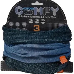 Bestseller OXFORD KOŁNIERZ WIELOFUNKCYJNY WIATROODPORNY COMFY 3 SZTUKI W OPAKOWANIU KOLOR JEANS