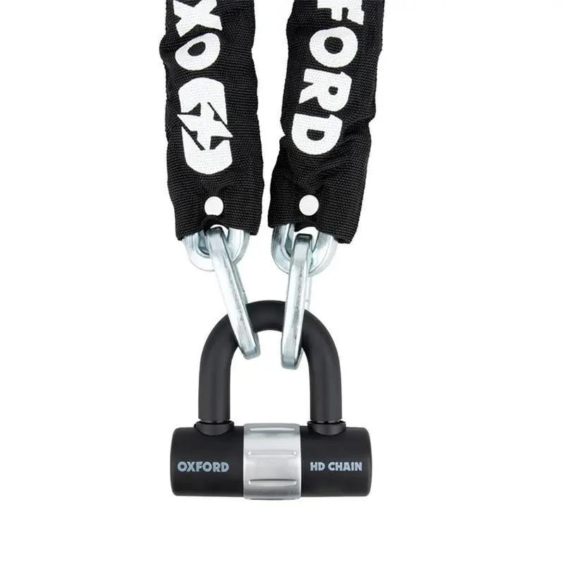 Sprawdź teraz OXFORD ŁAŃCUCH ZABEZPIECZENIE ANTYKRADZIEŻOWE HD CHAIN LOCK 9.3mm x 1.0m