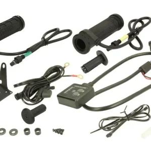 Rabat OXFORD MANETKI PODGRZEWANE DO QUADA EVO ATV Z PANELEM STERUJĄCYM, TERMOSTATEM I Z GRZANYM KCIUKIEM DO KIEROWNICY 22MM DŁUGOŚĆ 120-130MM (EL)