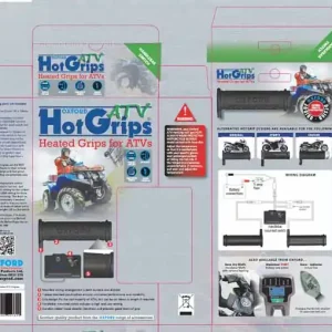 OXFORD MANETKI PODGRZEWANE OXFORD ESSENTIAL ATV/QUAD Z PANELEM STERUJĄCYM DO KIEROWNICY 22MM (EL) Bestseller