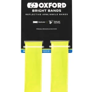 OXFORD OPASKI ODBLASKOWE NA RAMIĘ LUB ŁOKIEĆ KOLOR ŻÓŁTY FLUO - 2 SZTUKI Ostatnia szansa