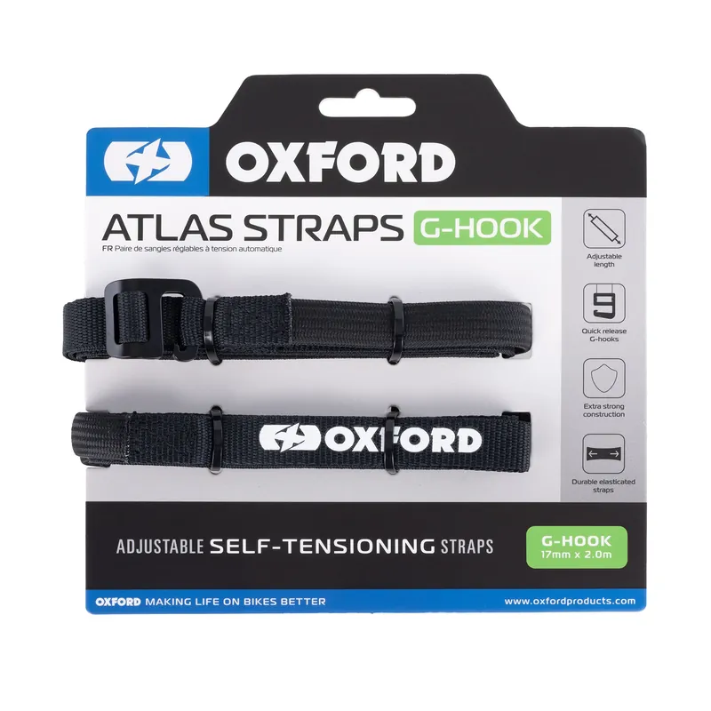 Super okazja OXFORD PASY TRANSPORTOWE ATLAS G-HOOK 17MM X 2 M KOLOR CZARNY (STARY KOD ROK332)