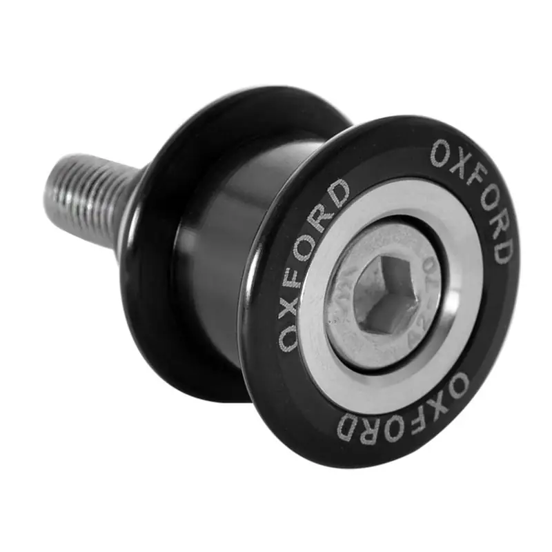 OXFORD SPINNERS PREMIUM ROLKI (SLIDERY) WKRĘCANE DO WAHACZA M8X1,25 Z ŁOŻYSKIEM KOLOR CZARNY Tylko dziś
