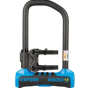 Ostatnie sztuki OXFORD PROMOCJA ZABEZPIECZENIE ANTYKRADZIEŻOWE KŁÓDKA SHACKLE 14 PRO U-LOCK 260mm x 177mm KOLOR NIEBIESKI
