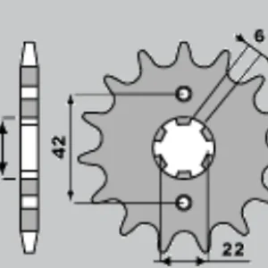 PBR WYPRZEDAZ ZĘBATKA PRZEDNIA 278 15 18NC (ŁAŃC. 530) (MADE IN ITALY) Wybór klientów