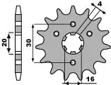 PBR ZĘBATKA PRZEDNIA 517 13 18NC (ŁAŃC. 428) Szybka wysyłka