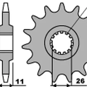 Szybka dostawa PBR ZĘBATKA PRZEDNIA 579 18 18NC YAMAHA FZ1 ‘01-‘15, YZF-R1 ‘98-‘14, XJR 1200/1300 ‘95-‘17, FJ 1100/1200 ‘84-‘96 (JTF579.18) (ŁAŃC. 530) (STD.+1) (MADE IN ITALY)