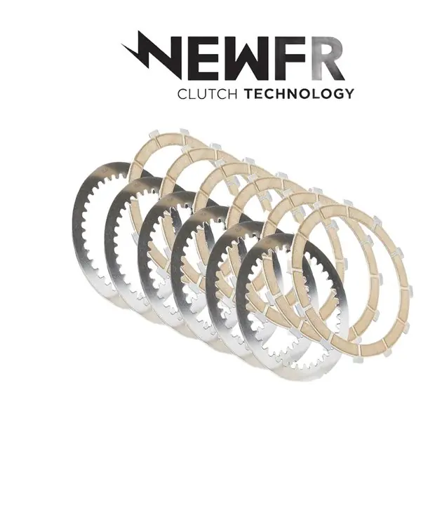 Łatwy zwrot Tarcze sprzęgłowe RACING z przekładkami Honda CRF 450R (EBS3433R) (CARBON) Newfren F2666SR