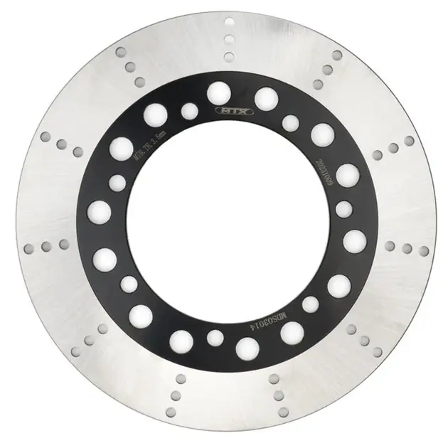 Tarcza hamulcowa przód Kawasaki EN 500, GPZ 1100 B1, GT 550 G1-G9, LTD 454 (EN 450 A1-A5), Z 1000 J1/J2, Z 1000 K1/K2 LTD, Z 1100 A1-A3, Z 1100 D1/D2 (270x130x) (7x10,5mm) MTX PARTS MDS03014 Nowy
