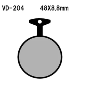 Klocki hamulcowe KH11 Yamaha XS650, XS500 Vesrah VD-204 Wyjątkowa oferta