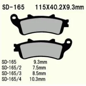 Klocki hamulcowe KH261/KH281 SPIEK METALICZNY ZŁOTE (7,5mm) Vesrah VD-165/2JL Okazja