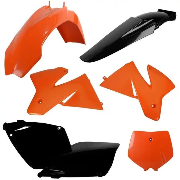 Komplet Plastików KTM SX Pomarańczowy Czarny Polisport 91340 Nie przegap